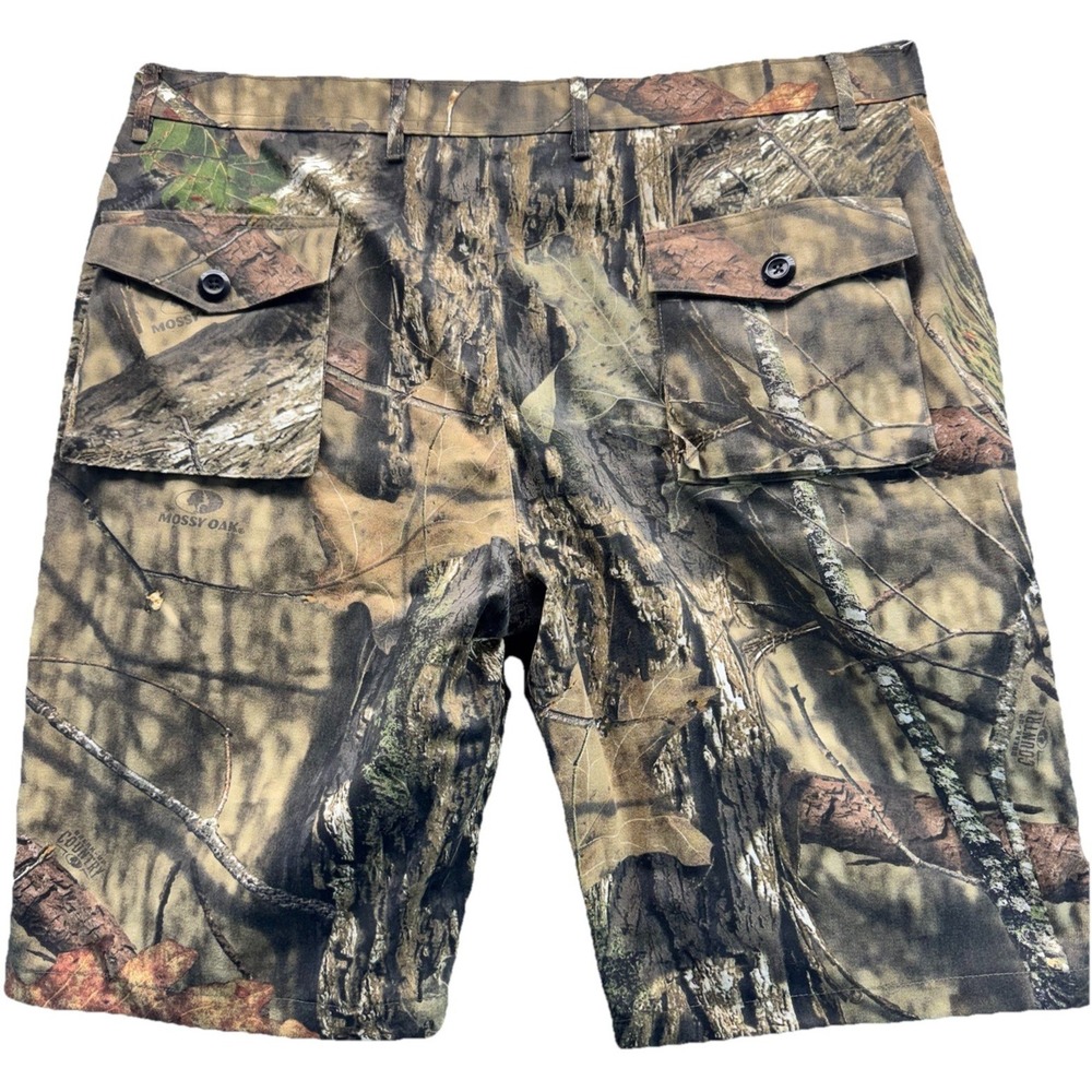 Mossy Oak Camo Shorts Mens 40 Cotton Mill Hunt Short Realtree Hunting